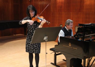 Gina and Nigel rehearsing in Copenhagen